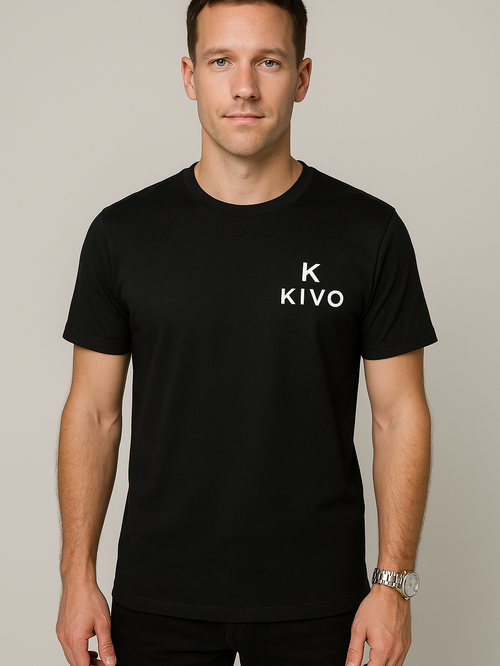 KIVO Classic Black Tee