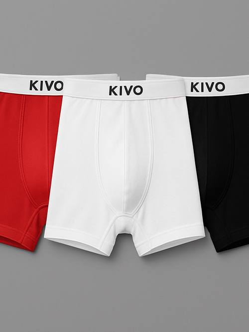 KIVO Boxer Briefs – 100% Cotton (3pack)